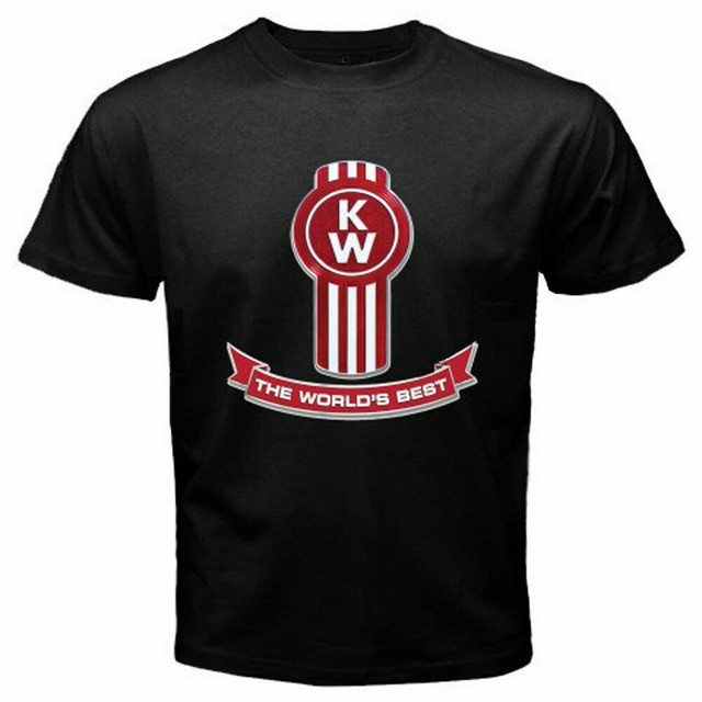New Kenworth Trucks Logo Men's Black TShirt Size S M L XL 2XL 3XL eBay