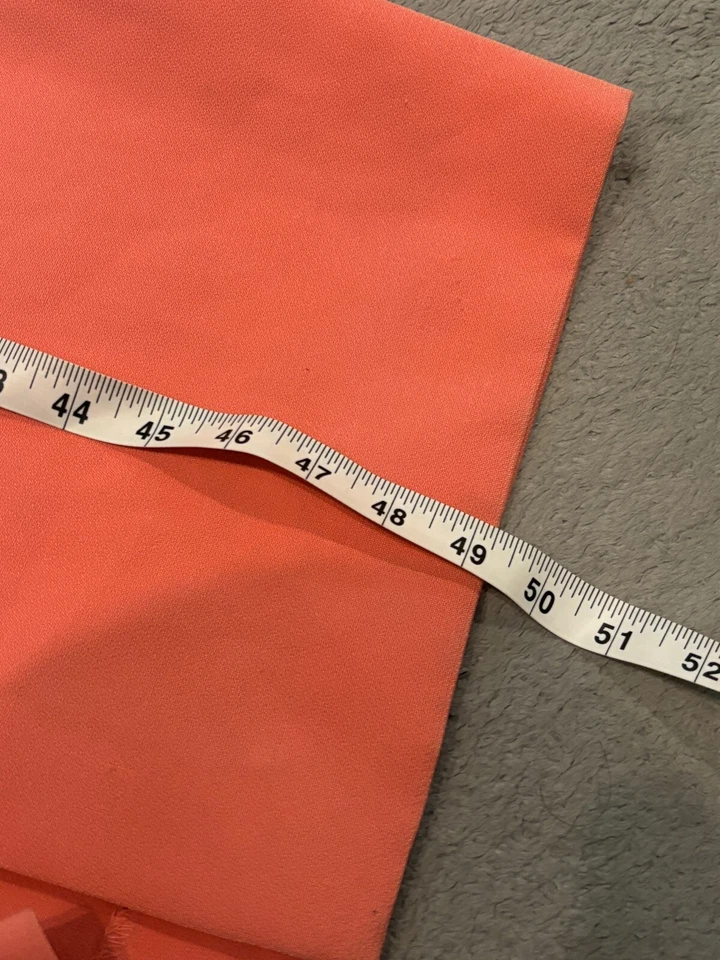 Vestido KEEPSAKE Mujer L/8 Melocotón Coral Maxi Volantes Informal Formal Foto 4 de 4