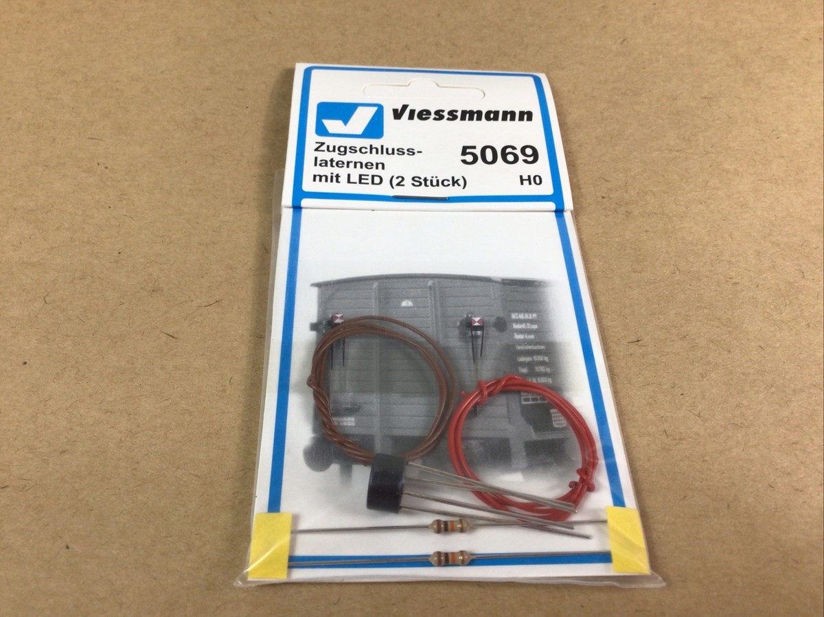 Viessmann 5069 HO Train 2 Rear Lanterns LED New In Package | eBay