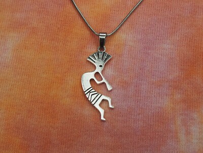 Kokopelli Necklace or Earrings,  Fertility Diety Southwest Spirit of Music