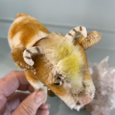 Steiff Vintage Large Mohair Bessy the Cow 3910/12 - 2 IDs | eBay