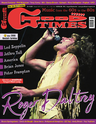 GoodTimes 4-2019 Roger Daltrey, Led Zeppelin, Brian Jones, Peter Frampton, Wir 