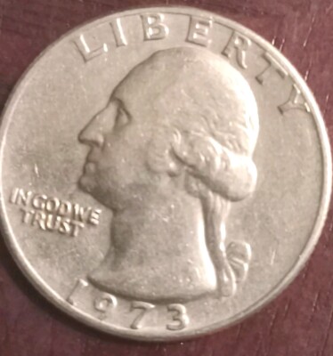 1973-no Mint Mark 25C (Proof) Washington Quarter