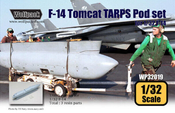 Wolfpack 1/32 F-14 Tomcat TARPS Pod set Tamiya or Trumpeter WP32019 Wolfpack 1/32 F-14 Tomcat TARPS Pod set Tamiya or Trumpeter WP32019