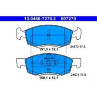 ATE BremsbeläGe 13.0460-7270.2 BremsklöTze FüR Dacia Logan MCV Ks_