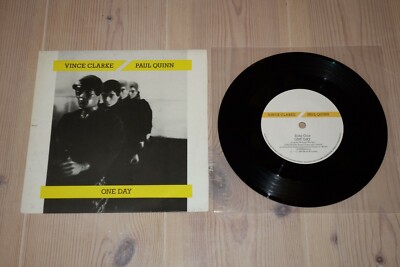 VINCE CLARKE / PAUL QUINN - ONE DAY - Vinyl Single - 1985 - INDIE - MUTE RECORDS