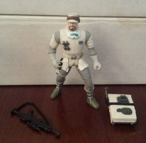 1996 Star Wars Power of the Force HOTH REBEL SOLDIER w/ Bio Card Loose C9+ - 第 1/3 張圖片