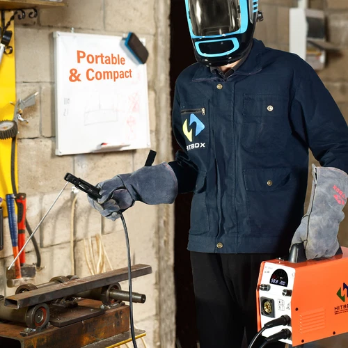 HITBOX 4 in 1 MIG Welder 200A 110V 220V Inverter Gas MMA TIG MIG Welding Machine - Picture 11 of 14