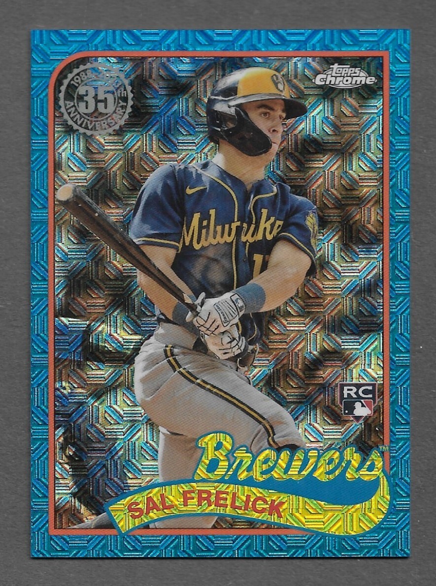 2024 Topps Chrome Baseball #T89C-16 Sal Frelick Blue Silver Pack Refractor /150