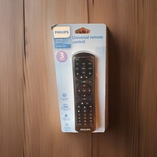 Brand New Philips universal remote control 3 Devices TV, Stereo, Audio,