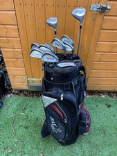 Nice Set Of Wilson 1200 Golf Clubs With Bay Hill Cart Bag