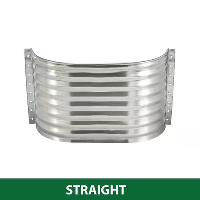 37 in. x 12 in. x 24 in. Steel Straight Area Window Well