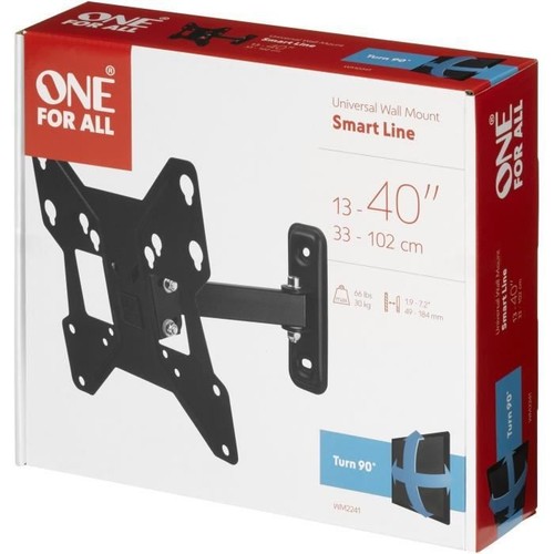 ONE FOR ALL WM2241 Support mural TV de 13'' a 40'' (33 a 102cm) réglage inclinai - Photo 4/4