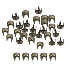 80Pcs, Bronze 3.5mm Round Dome Rivets for DIY Leather Craft