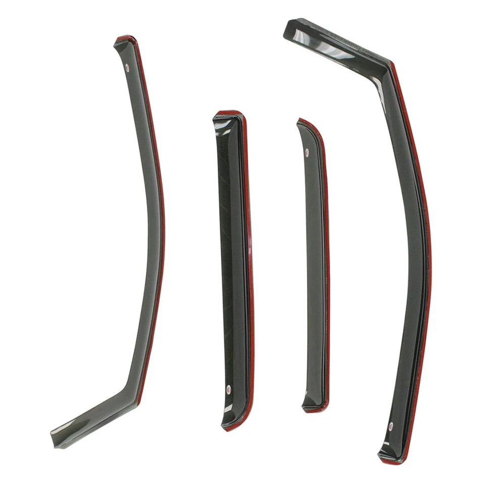 For Jeep Wrangler JK 18 Westin In-Channel Smoke Front & Rear Window Deflectors Foto 3 de 4