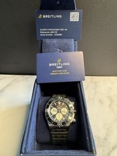 Breitling Super Chronomat B01 Black Reverse Panda Dial 44mm Box/Papers Ceramic 2