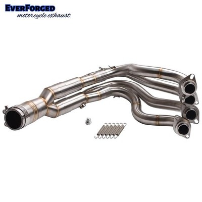 Header Exhaust Pipe for Stock Muffler For Kawasaki Ninja ZX6R ZX636 2009-2019