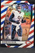 2024 Panini Prizm Red White and Blue #54 Gervon Dexter Sr. Chicago Bears 