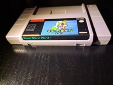 AUTHENTIC!  SUPER NINTENDO SNES Super Mario World - Game Cartridge only