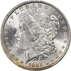 1888-O Morgan Silver Dollar PCGS MS61 Rattler Holder Nice Eye Appeal