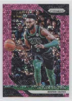 2018-19 Panini Prizm Fast Break Pink Prizm 44/50 Jaylen Brown #108 is2