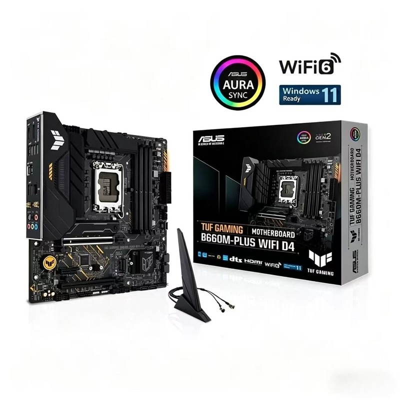 ASUS TUF GAMING B660M-PLUS WIFI DDR4 LGA1700 DDR4 Motherboard