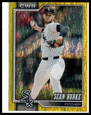 2026 Topps #137 Sean Burke Yellow Holo Foil Chicago White Sox