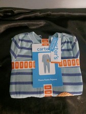 Carter's Unisex Warm Fleece Zipper Closure Long Sleeves Footie Pajama