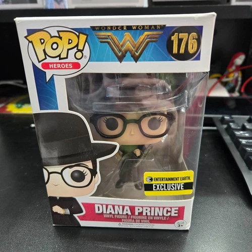 FUNKO POP DIANA PRINCE WONDER WOMAN ENTERTAINMENT EARTH EXCLUSIVE 176