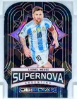 Lionel Messi 2024-25 Panini Obsidian Supernova Electric Etch Red Crystal 21/28