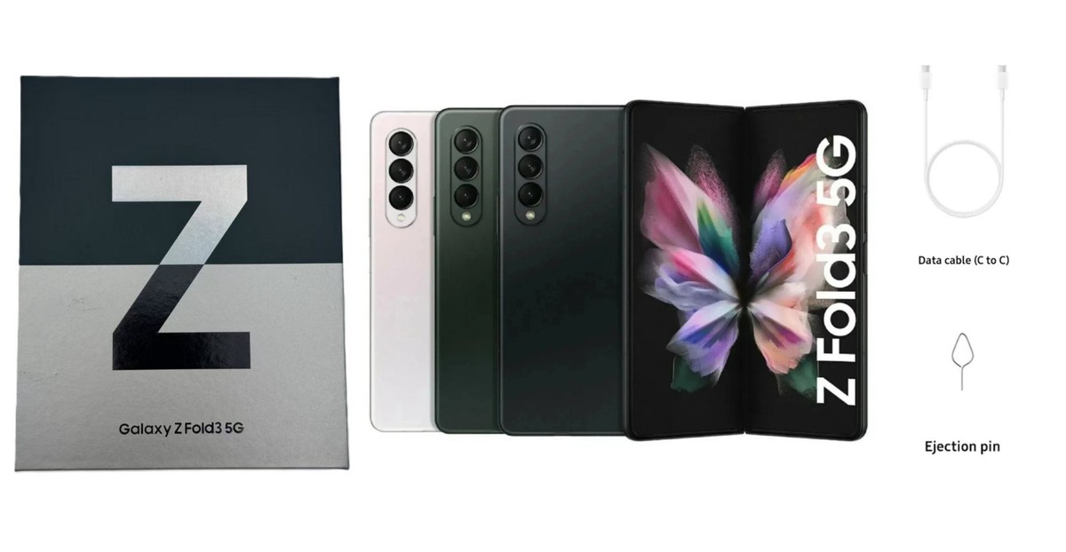 UNLOCKED - Samsung Galaxy Z Fold3 5G 512GB All Colors - A Grade W