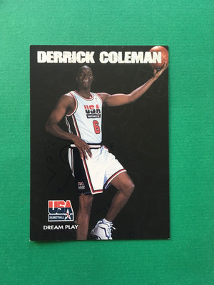 1994 Upper Deck USA Dream Play Derrick Coleman #DP7