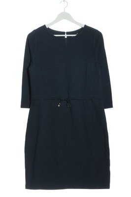 ZERO Langarmkleid Damen Kleid Gr. DE 38 petrol Casual-Look