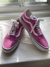 Vans Old Skool Low Skate Sneakers Men s 7 / Women s 8.5 Purple Pink EUC