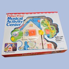 Vintage Fisher Price Musical Activity Center Baby Playset