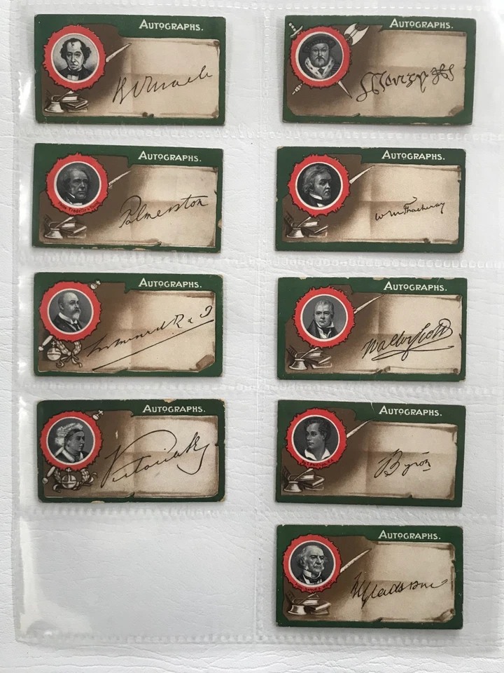 19 Taddy & Co Autographs Cigarette Cards issued 1912 - Image 2 of 4