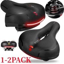 Bike Bicycle Gel Cruiser Extra Air Cushion Pad Saddle Seat Comfort Wide Big Bum.