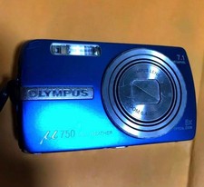 Olympus mu750 Sky Blue Compact Digital Camera Used Excellent Condition