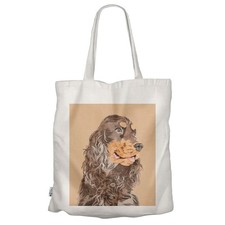 Cocker Spaneil Brown Dog Gift Dog Lover Reusable Eco Friendly Tote Bag