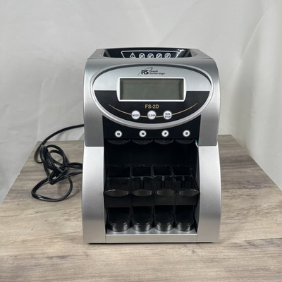 Royal Sovereign Digital Coin Counter FS2D FS-2D - Tested Working! No Tubes