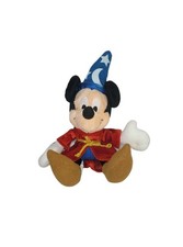 Disney Store Fantasia Mickey Mouse 10  H Plush Wizard Doll Collectors Stuffed Toy