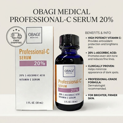 New In Box - Obagi Professional-C 20% Vitamin C Serum - 1oz  - Sealed Free Ship