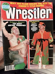 The Wrestler Victory Sports Series Magazine April 1978 Graham Rhodes (Arnold Ad)