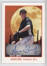 2011 TRISTAR Obak Auto Orange 23/75 Aaron Sanchez #A36 Auto 0z2