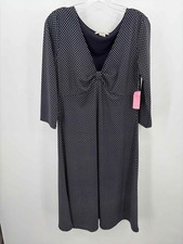 Pre-Owned Michael Kors Navy Size 16 Short Long Sleeve Dress