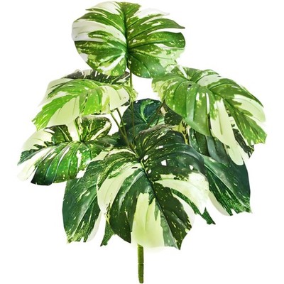 Kunstpflanze Monstera Deluxe 60cm Kunststoff Deko living room bathroom