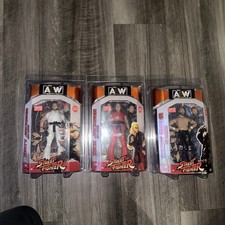 AEW Street Fighter Lot Kenny Omega Young Bucks Matt & Nick Jackson Figures