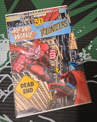 [Eclipse Comics] 1987 The New Wave versus The Volunteers #1 3-D