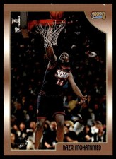 1998-99 Topps Nazr Mohammed Rookie Philadelphia 76ers #144