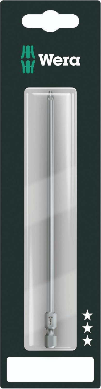 Wera 855/4 Z SB Long Screwdriver Bit, Pozi PZ1 x 89mm - 05073523001